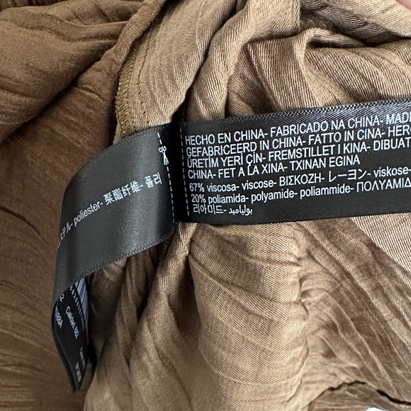 Massimo Dutti Sleeveless Halter Neck MIDI Dress - Picture 9 of 10